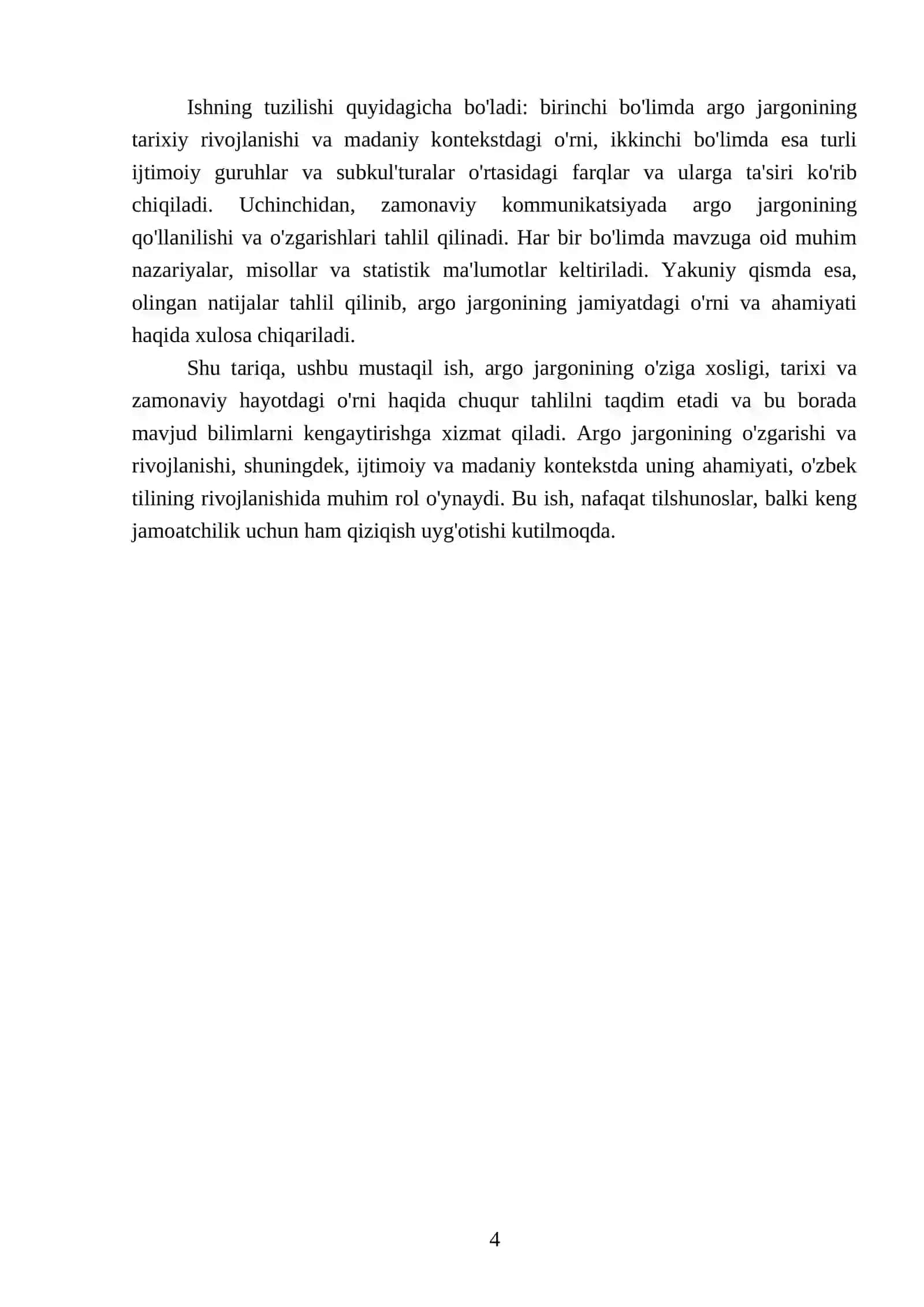 Argo jargon seleng 4