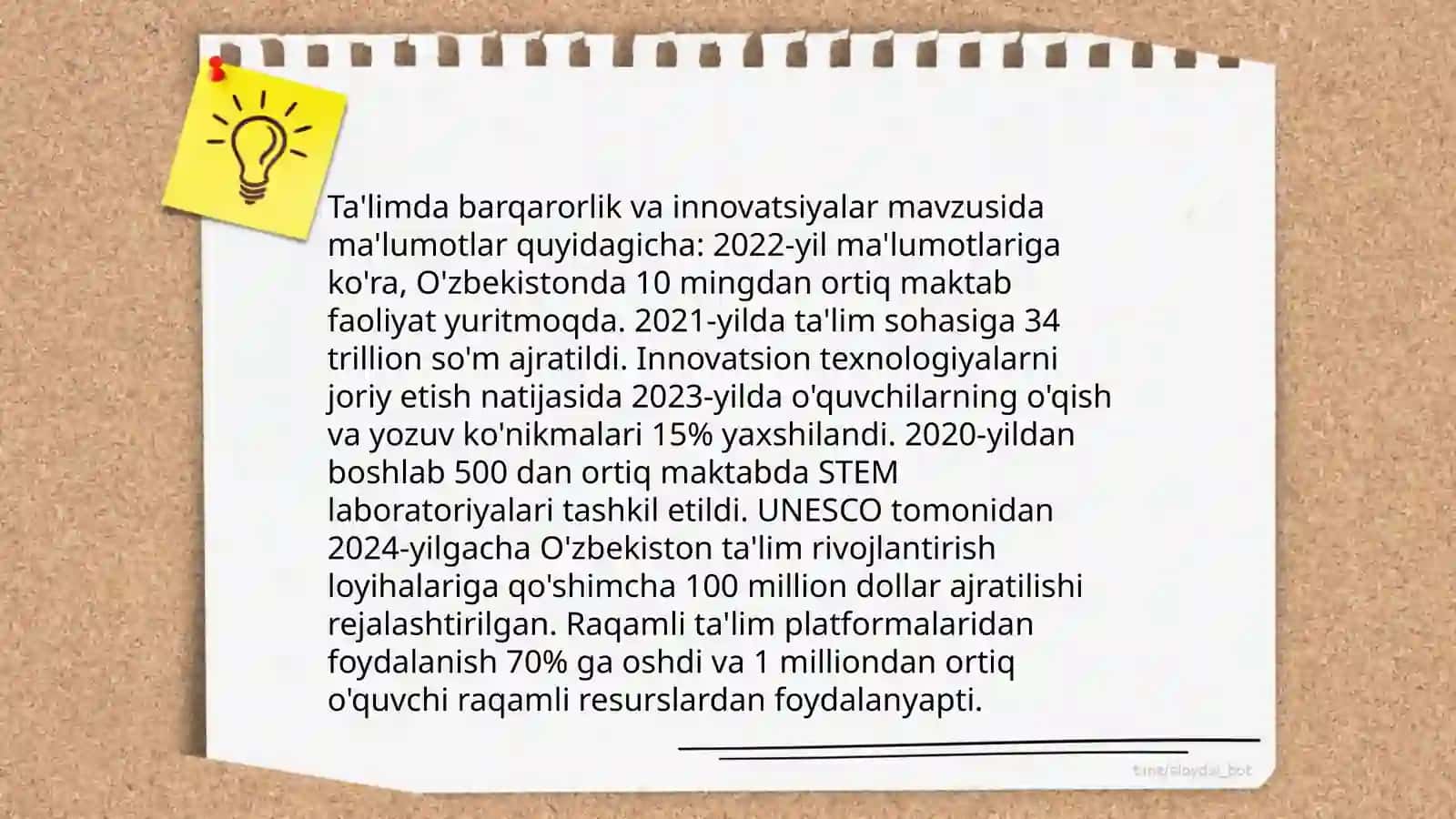 Barqaror taraqqiyot va ta'lim 4