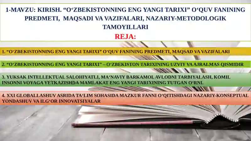 OʻZBEKISTONNING ENG YANGI TARIXI 4