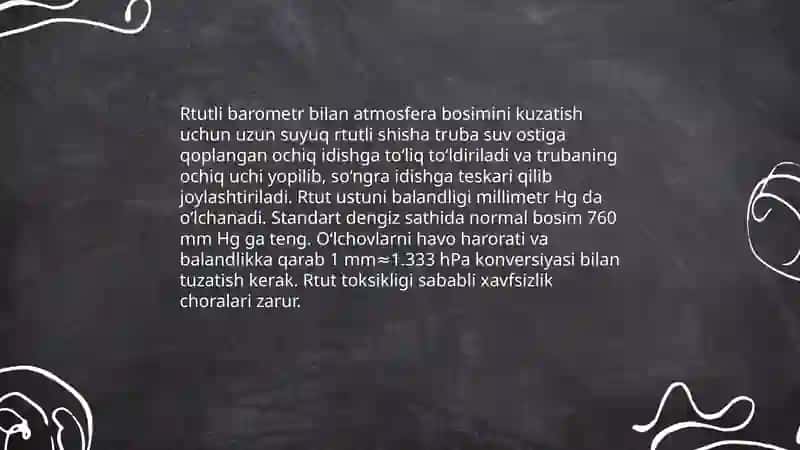 Atmosfera bosimini namoyishini ko'rish 4