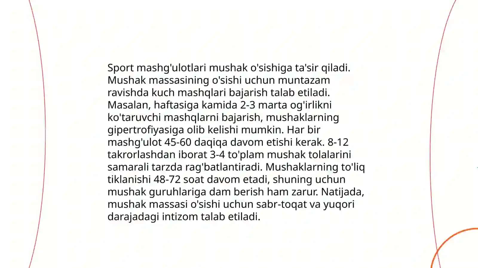 Jismoniy faollikning bola tanasining rivojlanishiga ta'siri 4