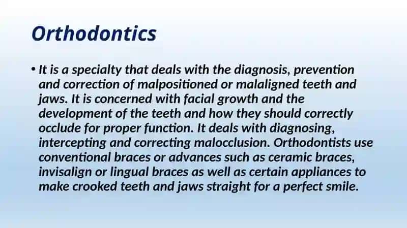 Dental specializations 4