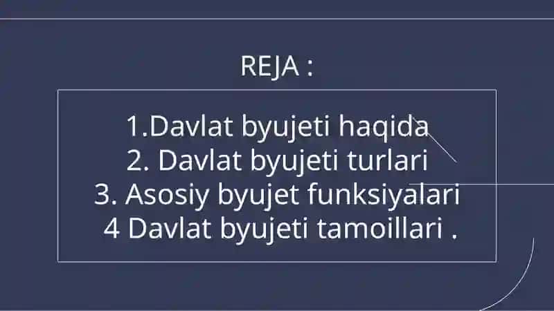 Mamlakatning barqaror rivojlanishida davlat byudjetining ahamiyati 4