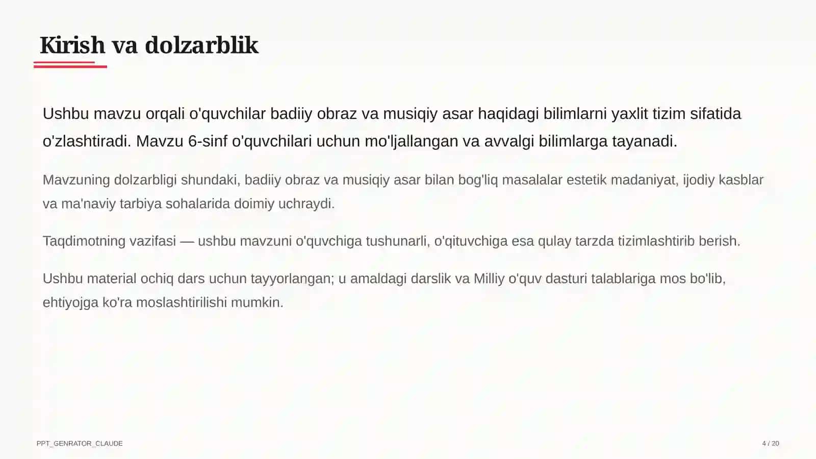 Me'morchilik yodgorliklari: Registon va Ichan-qal'a (6-sinf) 4
