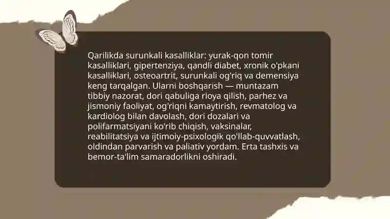Qarilik davri va yosh inqirozlari haqidagi ma'lumotlar 4