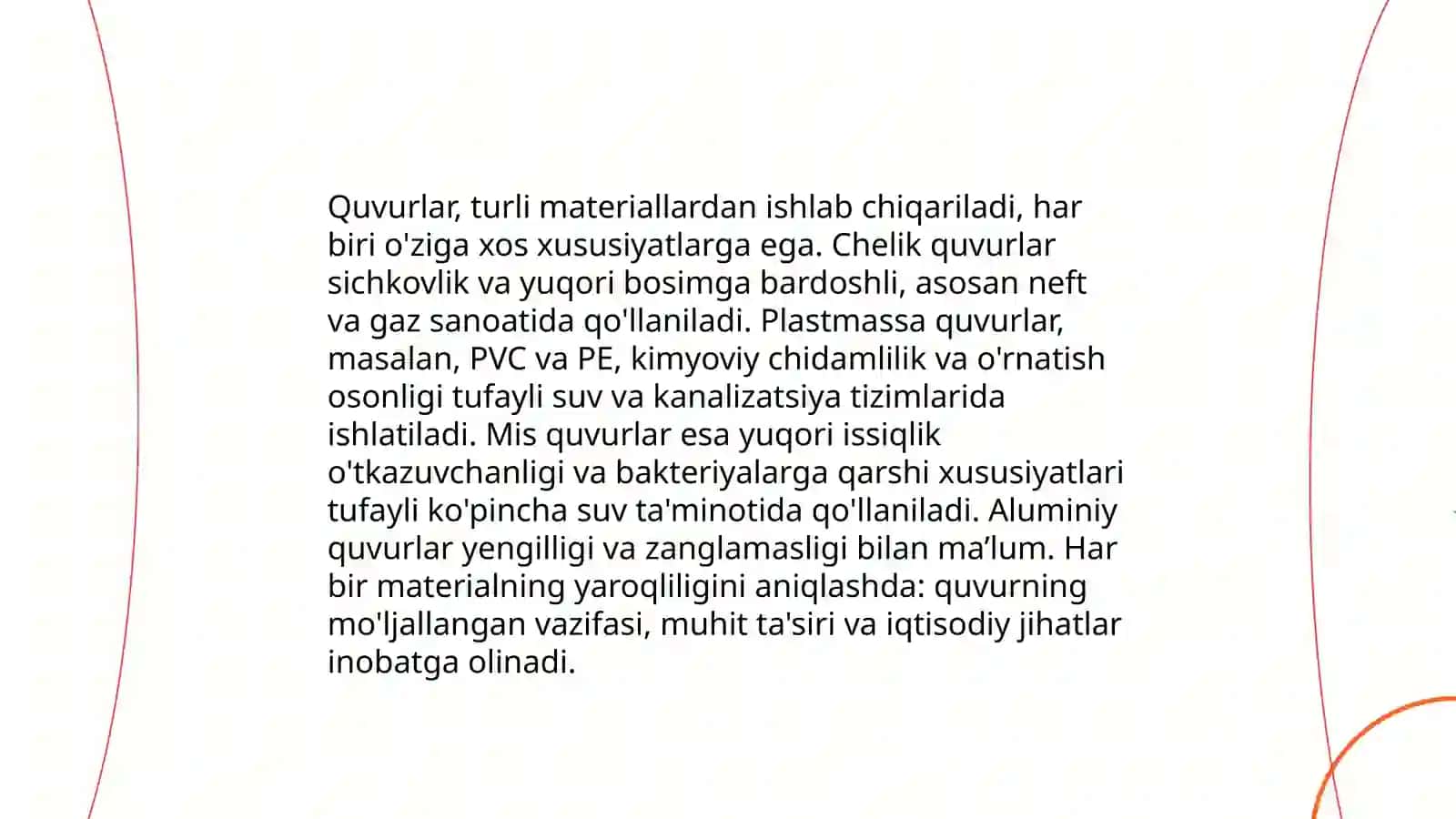 Texnologik quvurlarni loyihalash 4