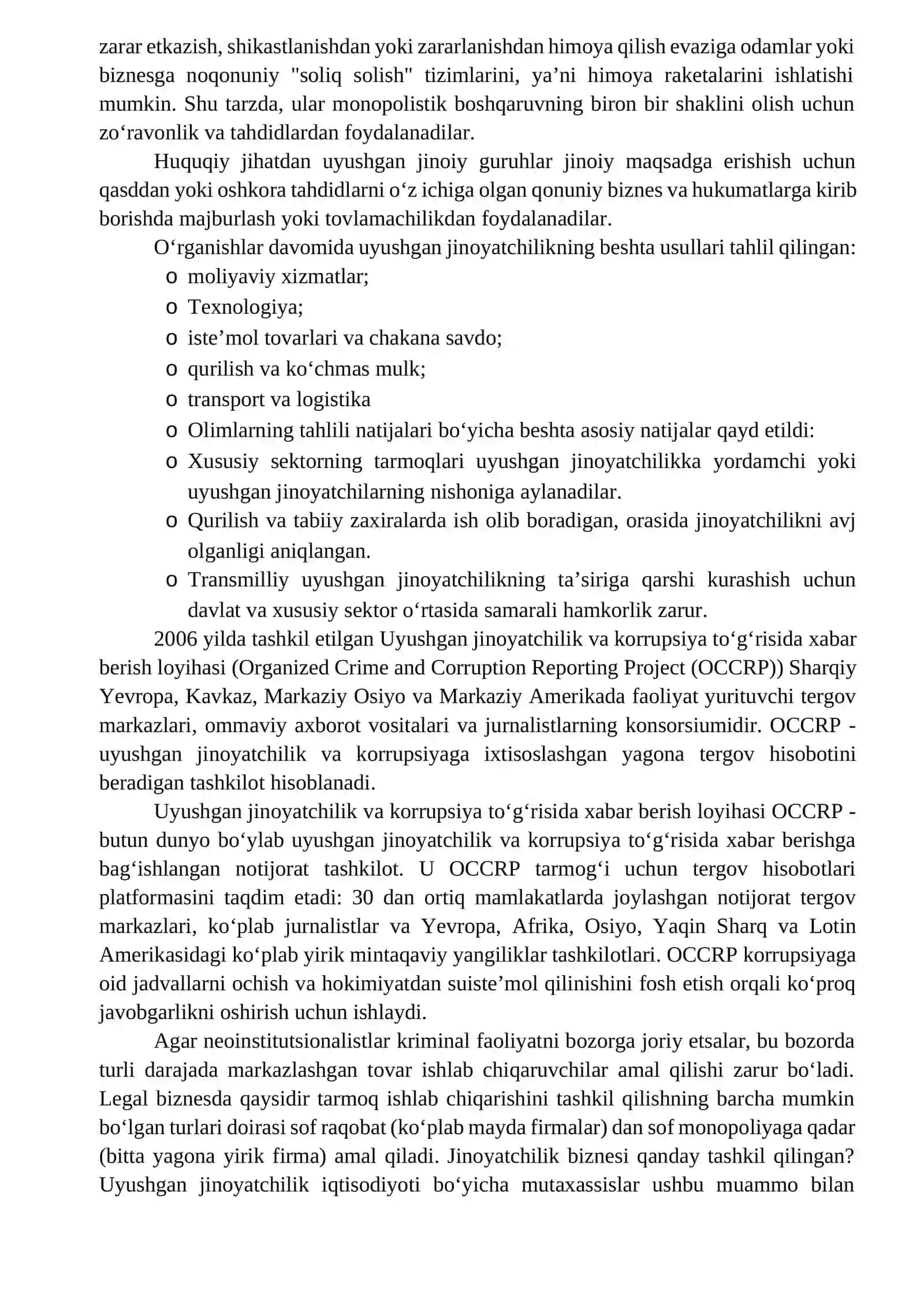 Jinoiy yo'I bilan olingan pulni "poklash" va legallashtinsh. Jahon kriminal xo'jaligi 4