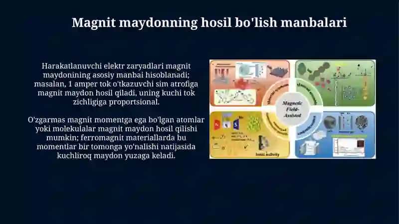 Magnit maydon xossalari 4