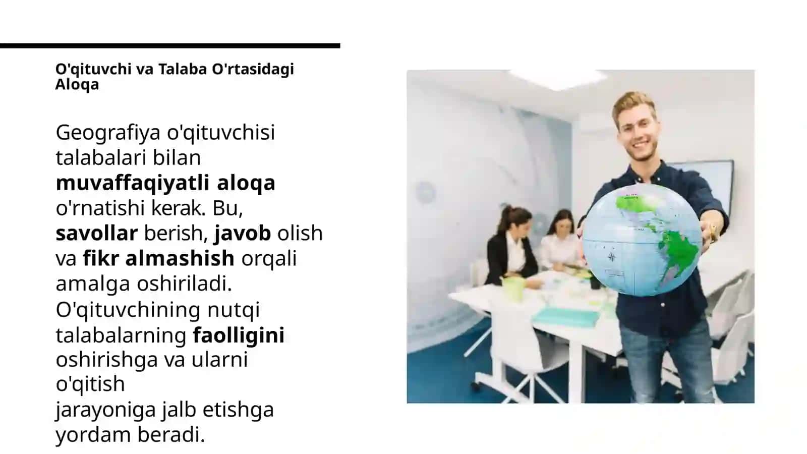 Geografiya o’qituvchisi nutqi 4