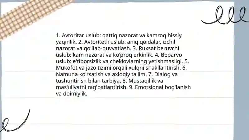 Tarbiyaga ta'sir etuvchi omillar 4