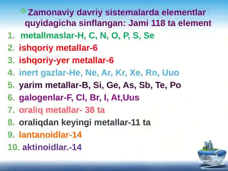 Metallarning umumiy xossalari 4
