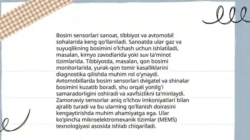 Sensorlar 4