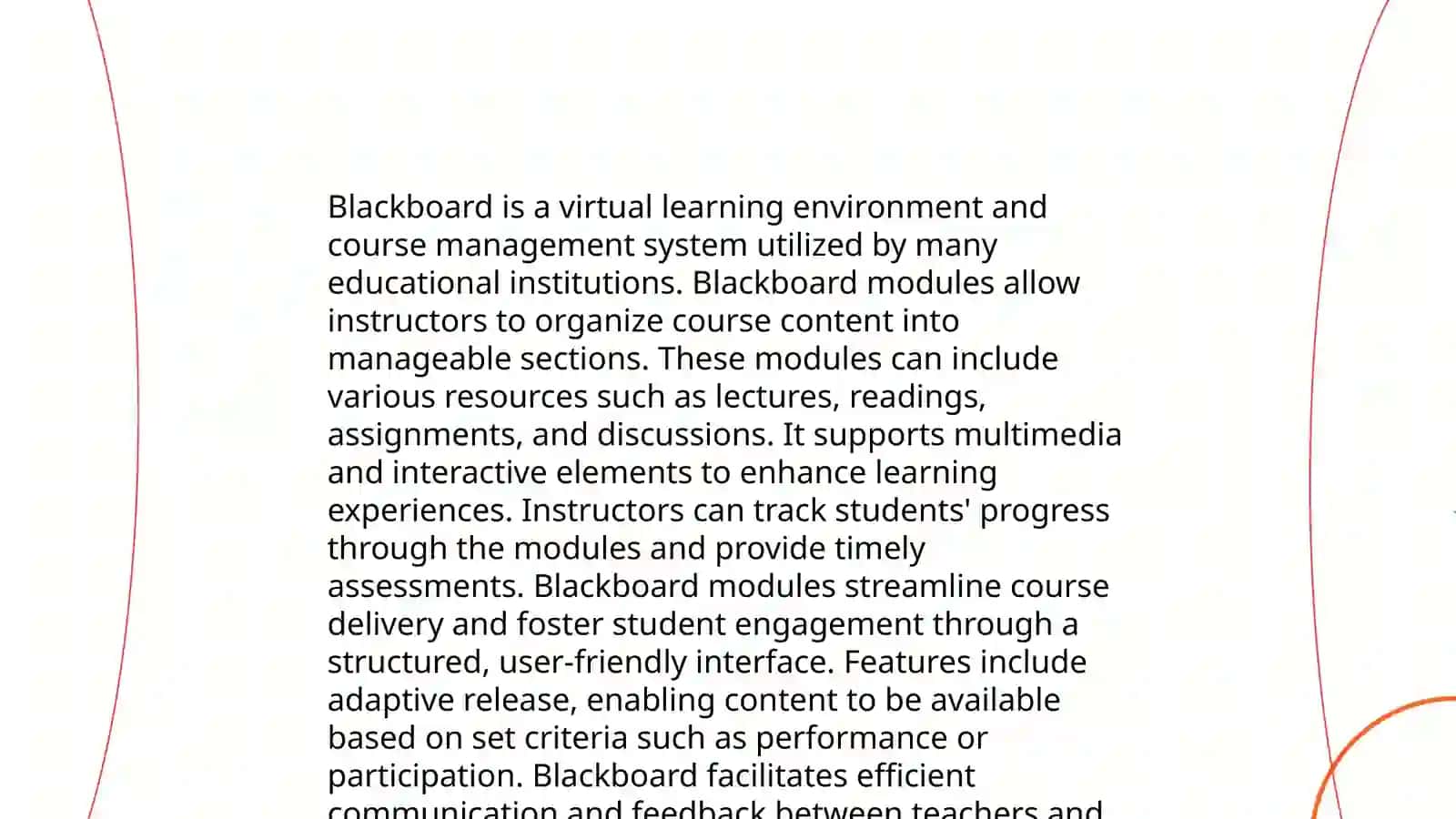 Organizing a lesson by Blackboard app 4