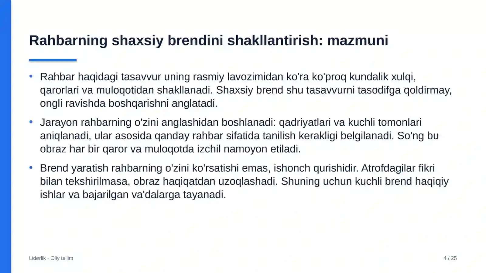 suv omborlarida rahbarning shaxsiy brendini shakllantirish 4047 4