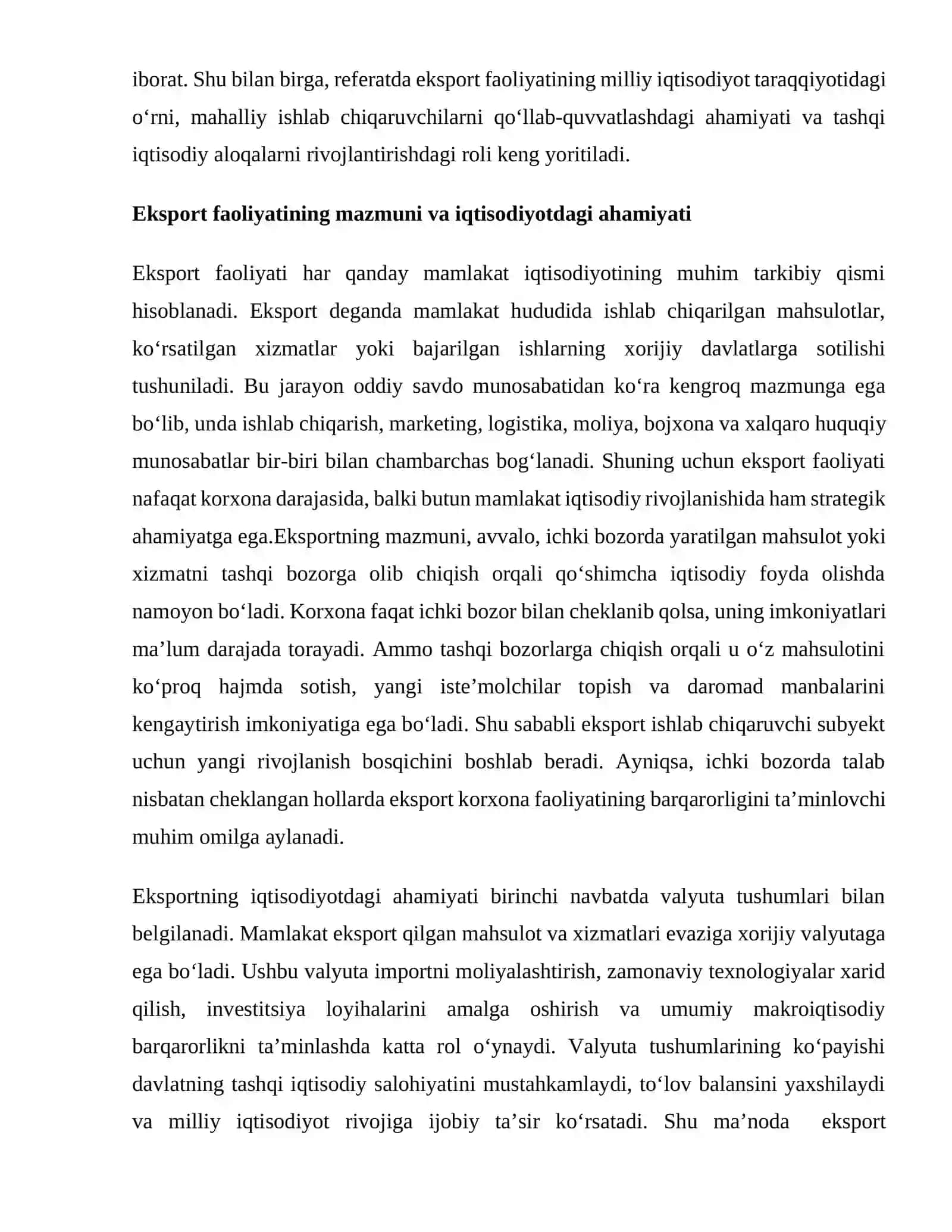 Eksport jarayonlari 4