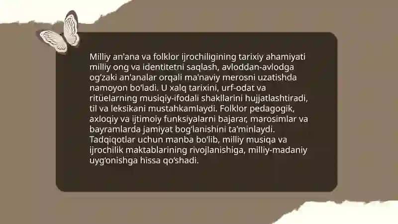 Ijrochilik mahorati asoslari san'atining tarixiy ahamiyati 4