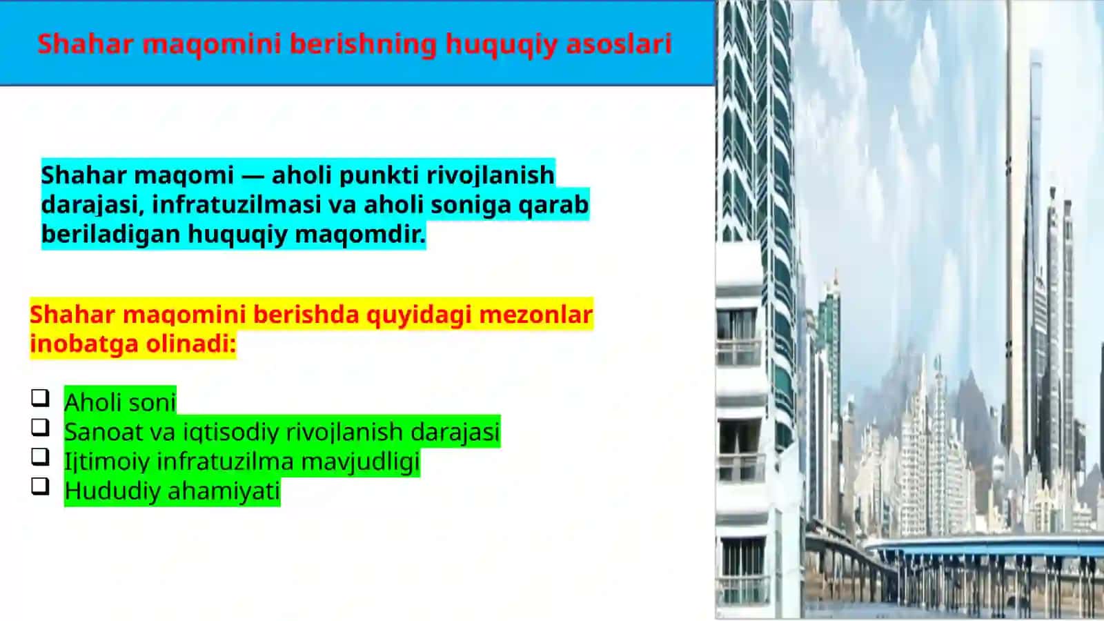 Konstitutsiyaviy huquq fanidan ta'lim 4