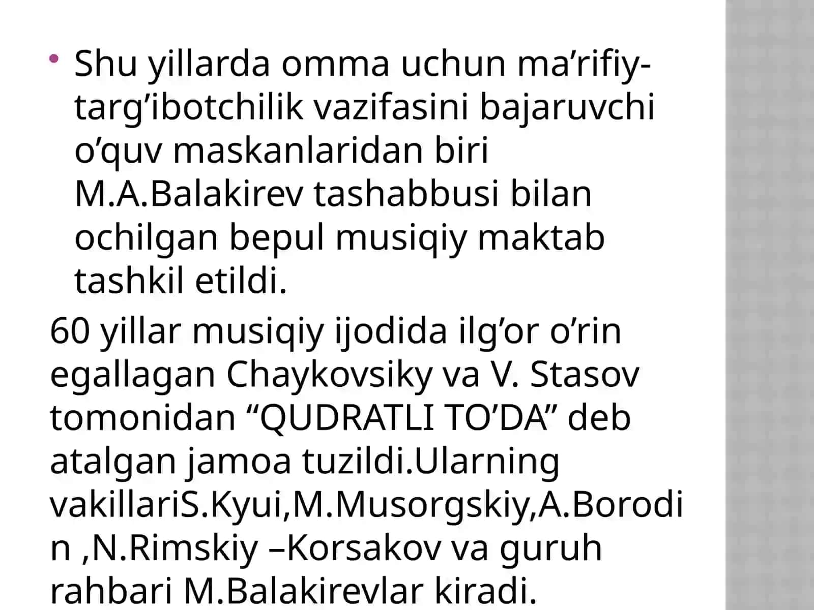 MUSIQATARIXIFANIDANSLAYDI 4
