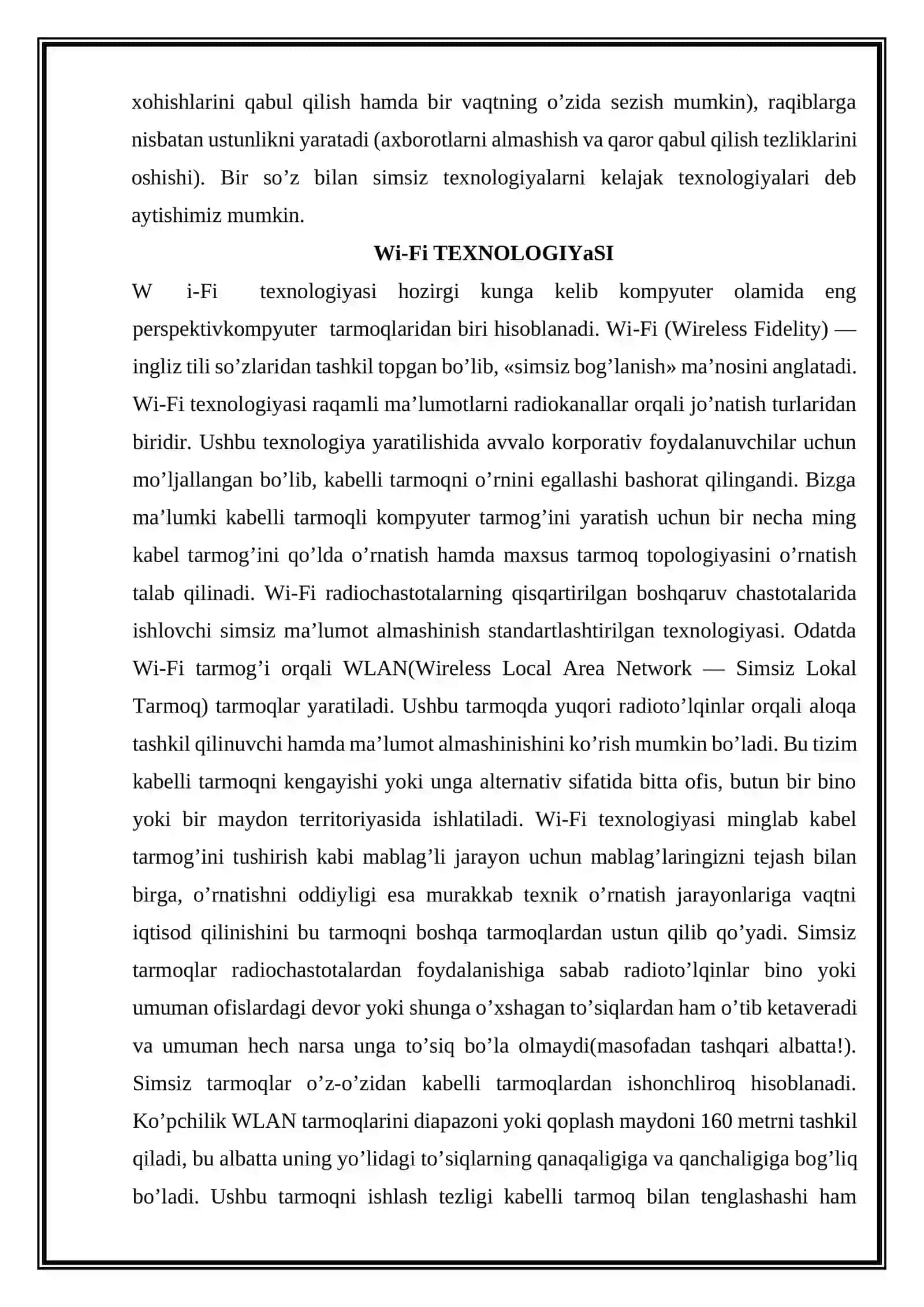 Simsiz lokal kompyuter tarmoqini sozlash 4