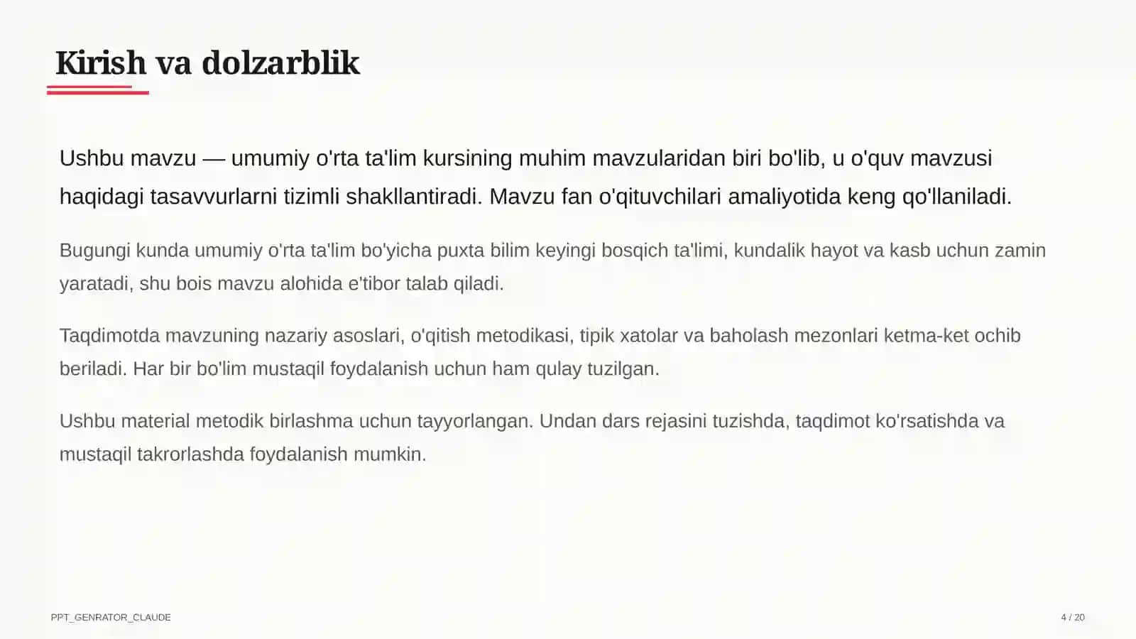 Loyihaga asoslangan ta'lim (PBL): boshlang'ich va yuqori sinflar uchun namunalar 4
