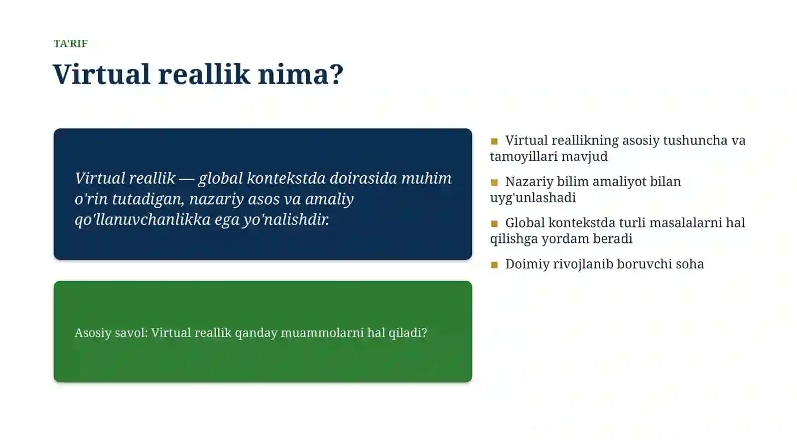Virtual reallik 4