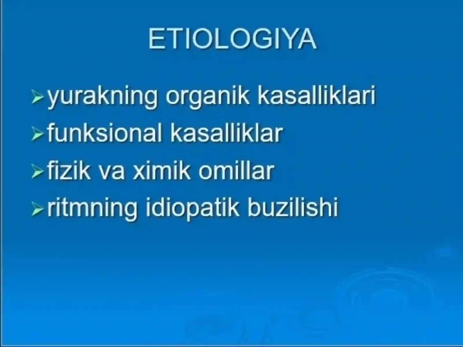 O'tkazuvchanlik buzilishi va EKG 4
