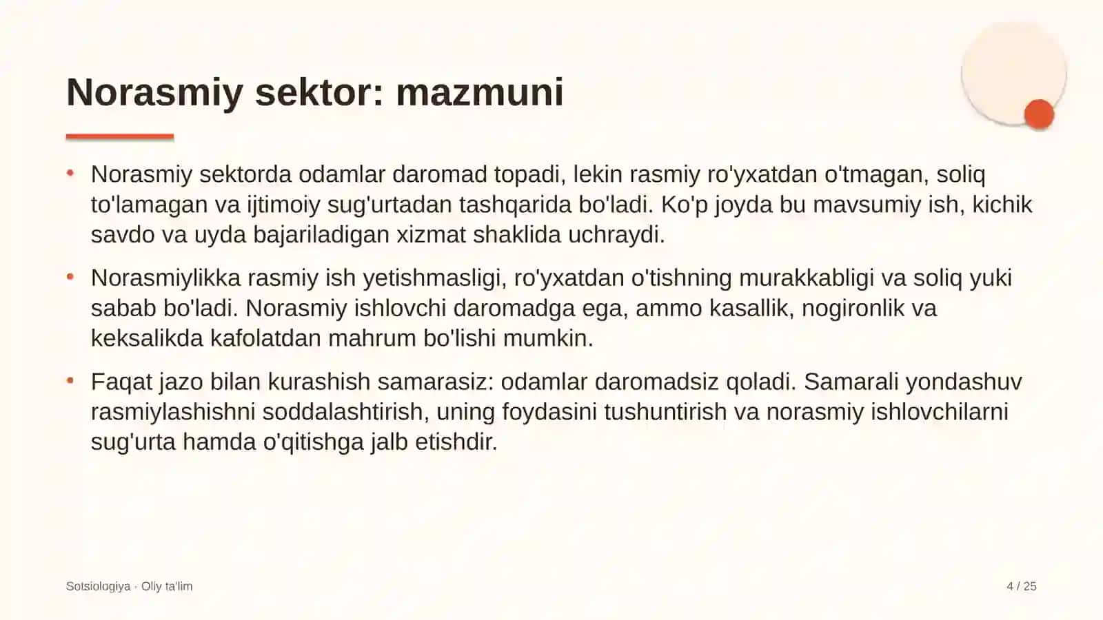 Avtomobil bozorlarida norasmiy sektor 4