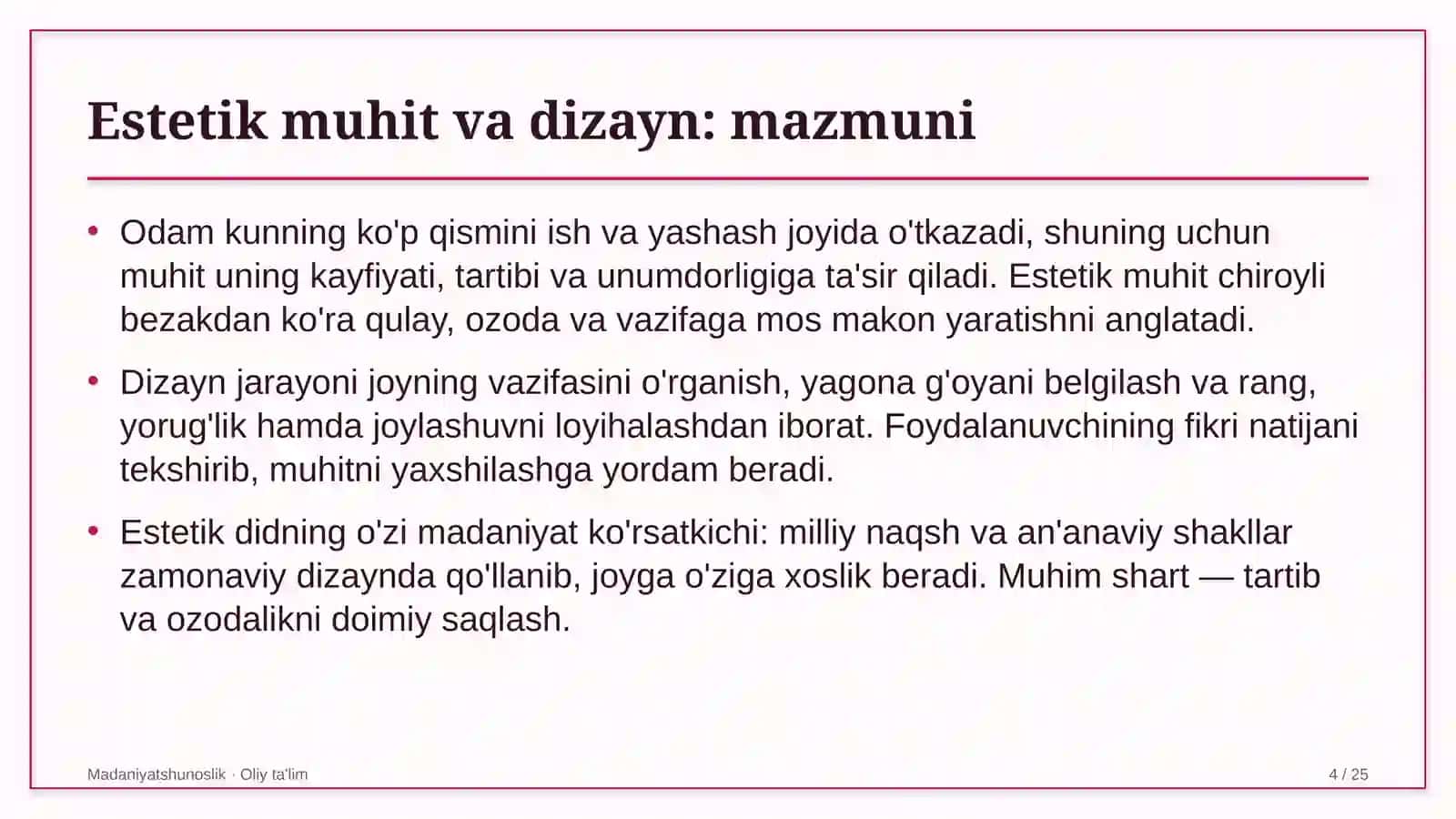 suv ta'minoti tarmoqlari qurilishida estetik muhit va dizayn 7644 4