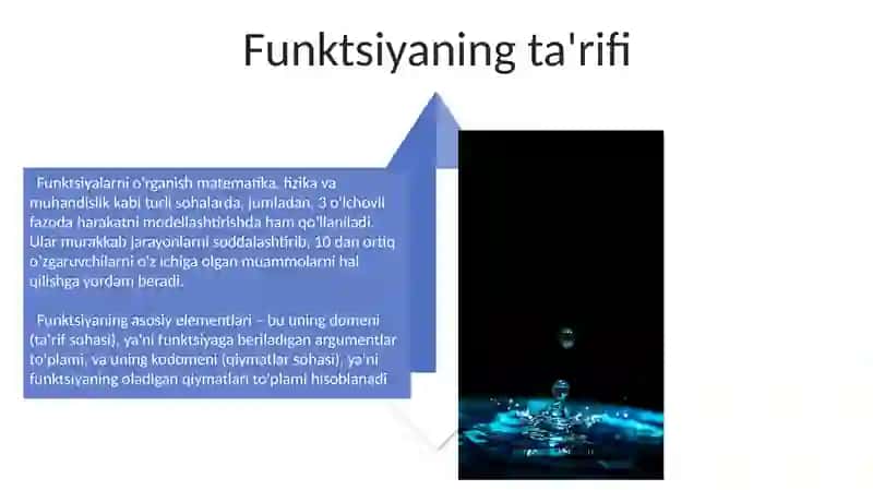 Funksiya va uning elementlari 4
