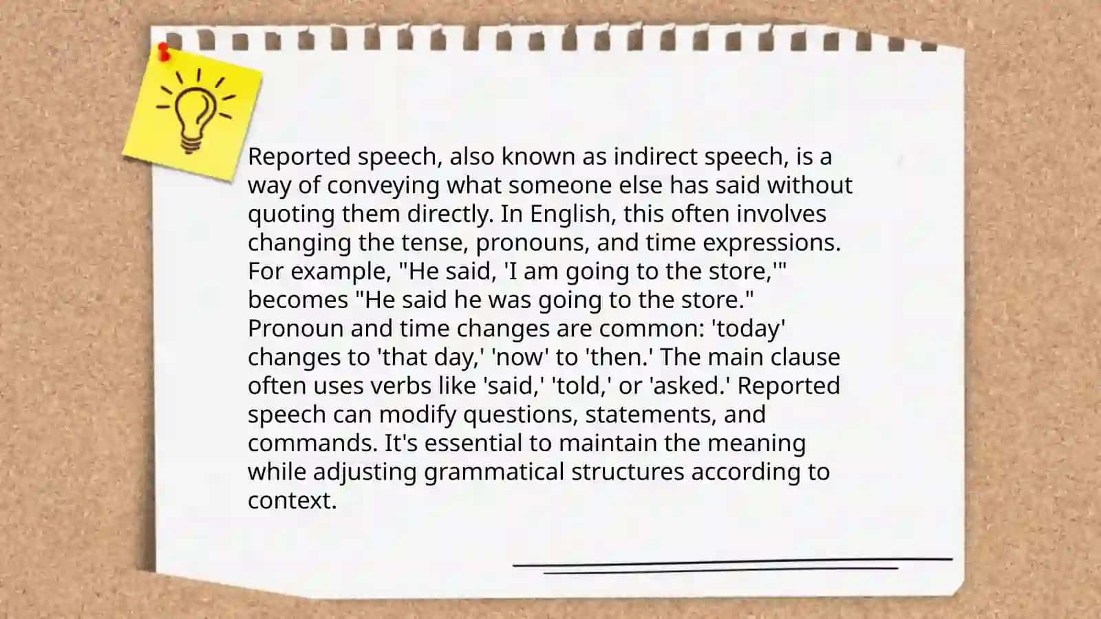 Grammatical transformation 4