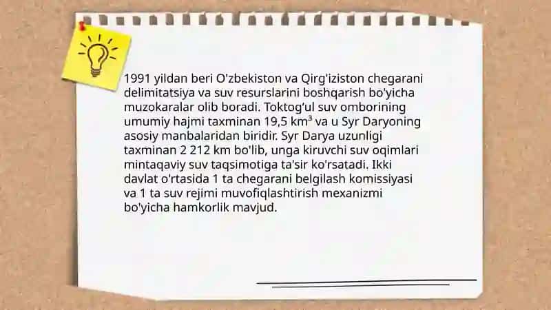 O'zbekistonni Markaziy Osiyo davlatlari bilan hamkorlik aloqalari 4