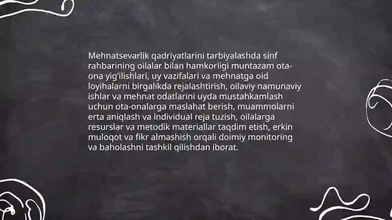 Oʻquvchilarni mehnatsevarlik ruhida tarbiyalashda sinf rahbarining roli 4