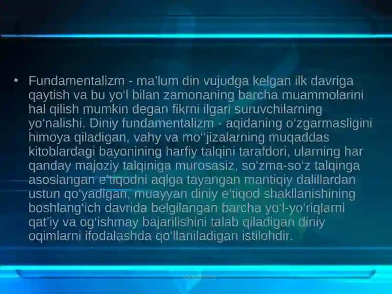 Diniy ekstremizm 4