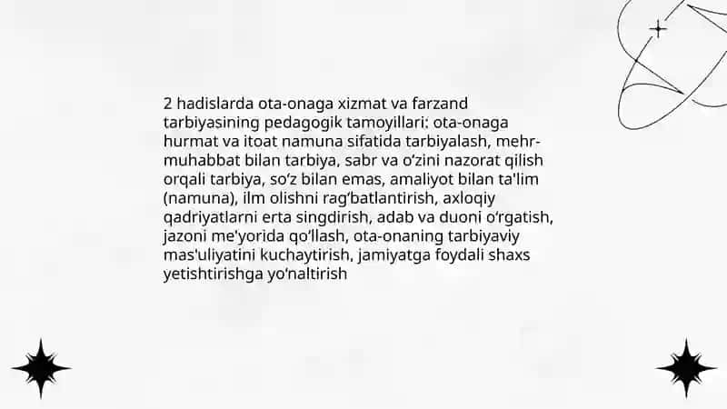 Imom Buxoriy hadislarida ota ona haqida hadislarning pedagogika ahamiyati 4