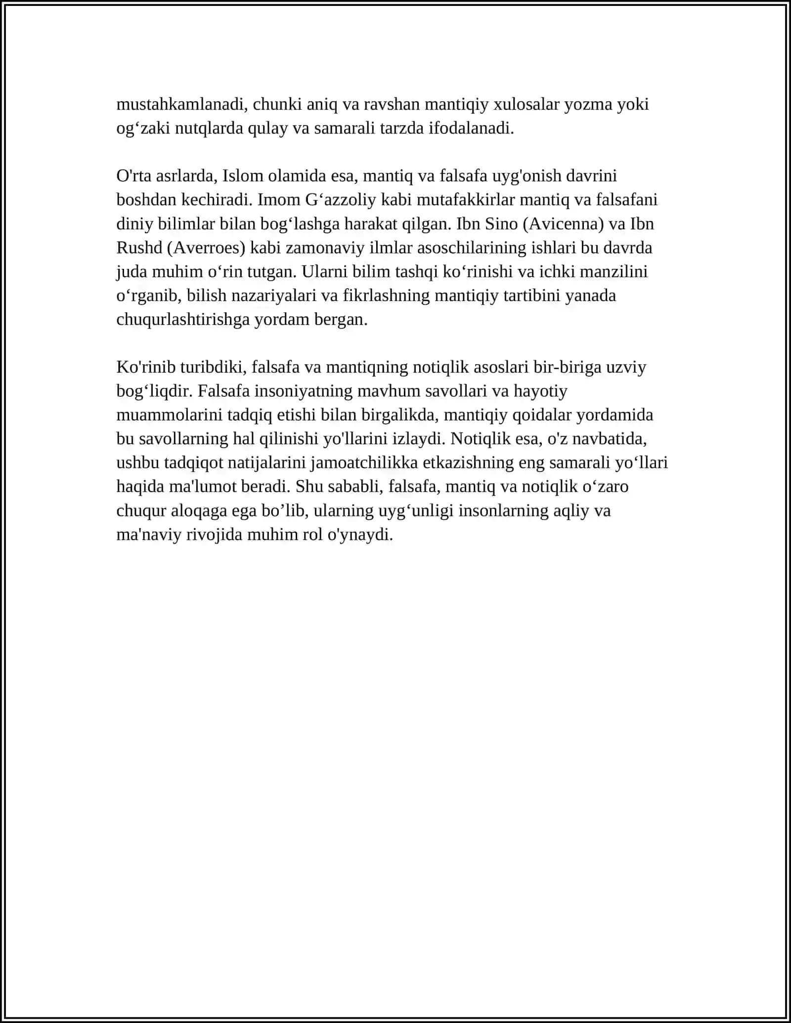FALSAFA VA MANTIQ FANLARINING NOTIQLIK BILAN MUNOSABATI 4
