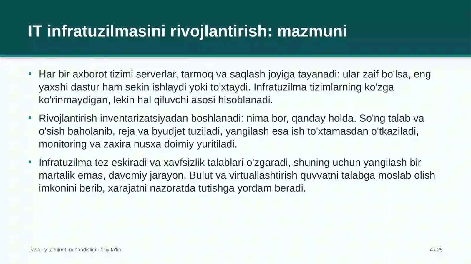 arxitektura byurolarida it infratuzilmasini rivojlantirish 5564 4