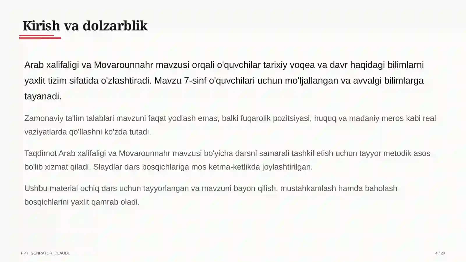 Arab xalifaligi va Movarounnahr (7-sinf) 4