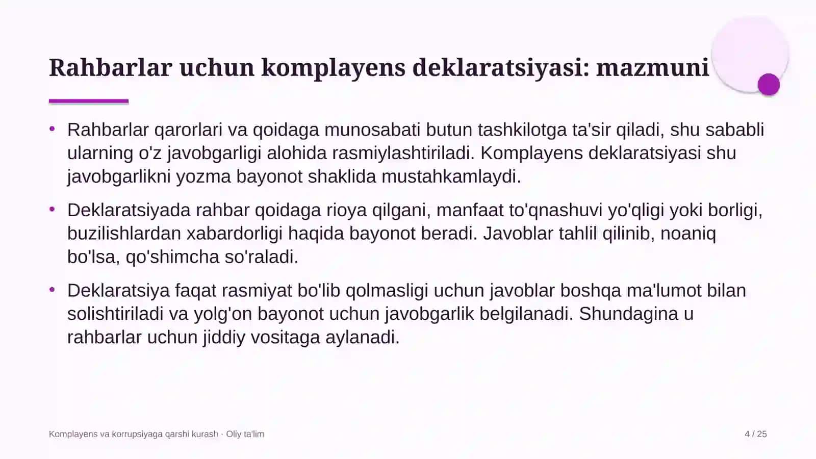 transformator zavodlarida rahbarlar uchun komplayens deklaratsiyasini joriy etish 9092 4