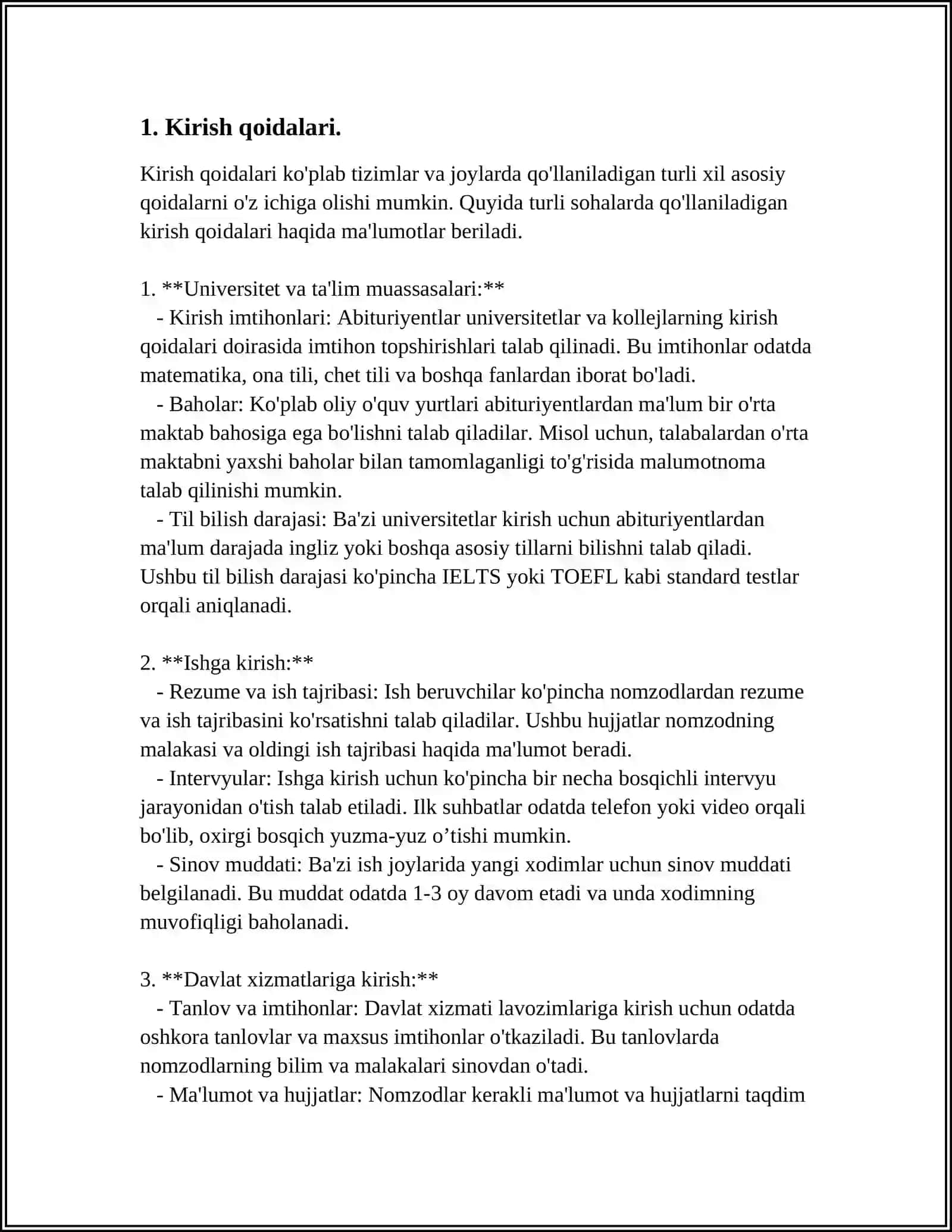 OZBEKISTON RESPUBLIKASINING QONUNI. AHOLINI VA HUDUDLARNI TABIIY HAMDA TEXNOGEN XUSUSIYATLI FAVQULODDA VAZIYATLARDAN MUHOFAZA QILISH TOGRISIDA. 1999 YIL 20 AVGUST 4