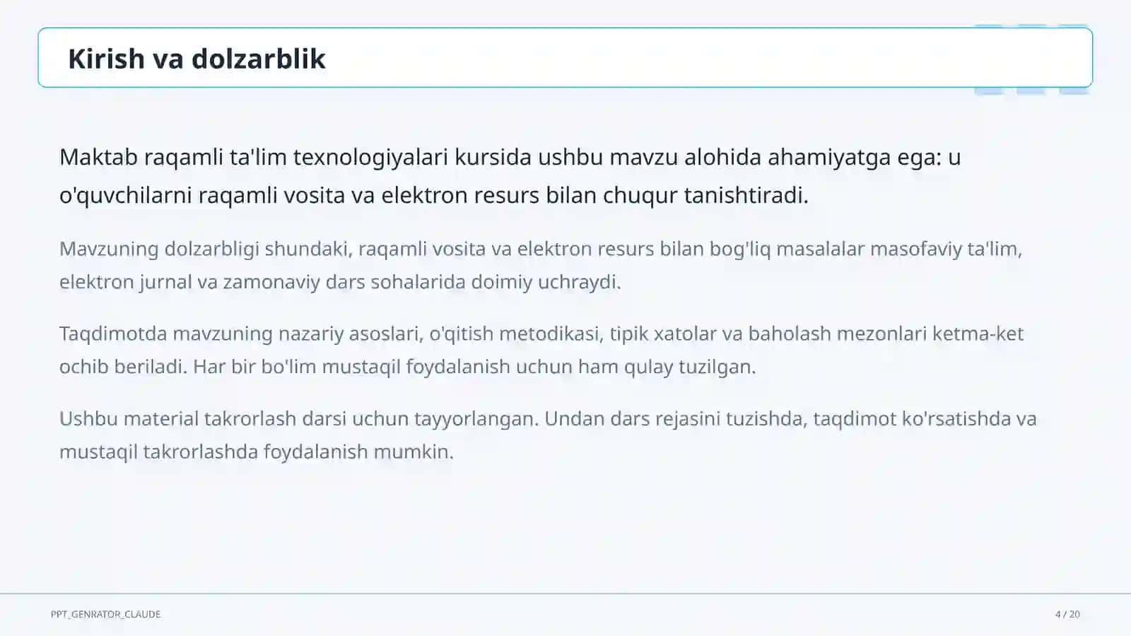Ta'lim analitikasi: o'quvchi natijalarini tahlil qilish 4