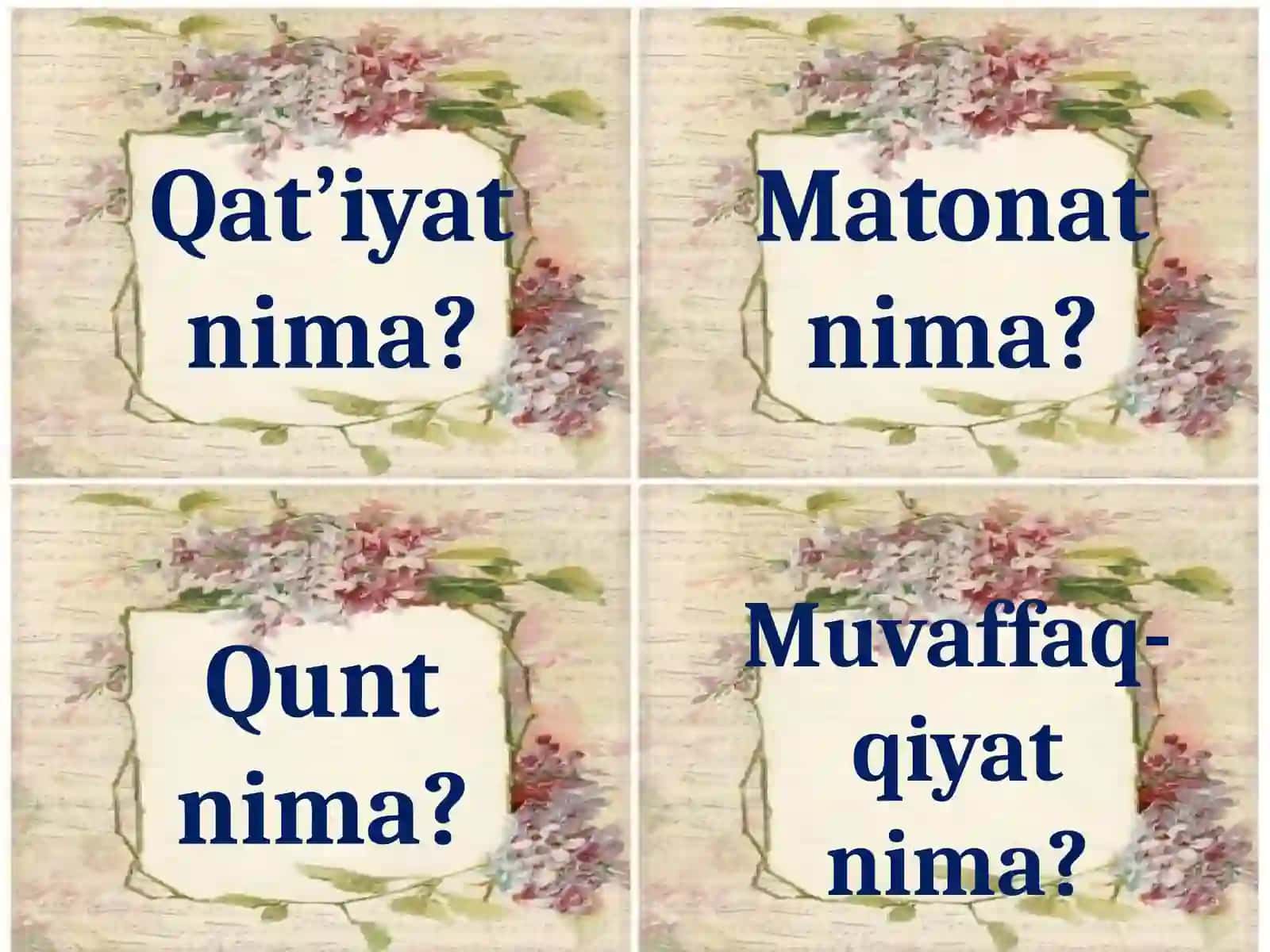 INSONLARNI BIRLASHTIRUVCHI UMUMINSONIY AXLOQ QOIDALARI 4