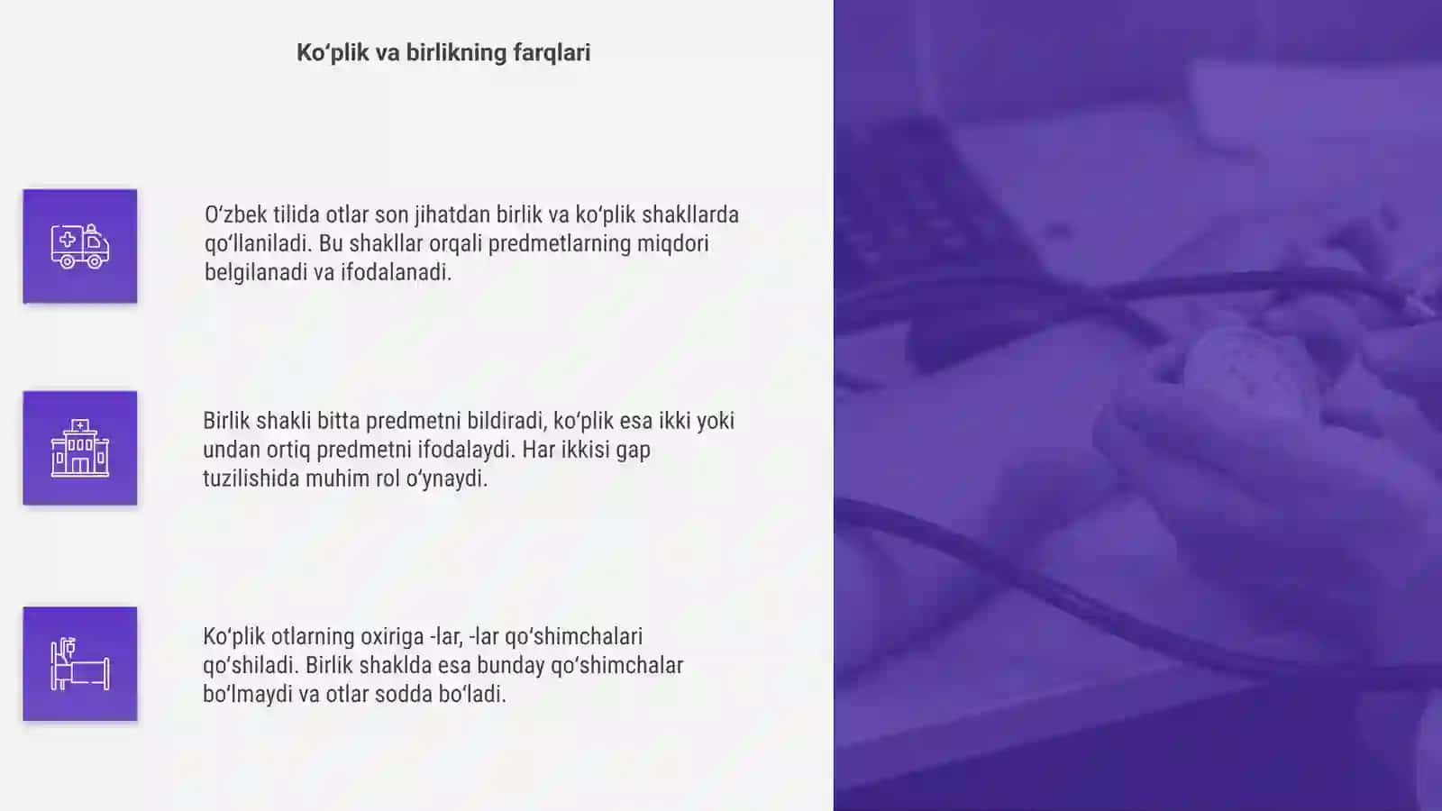Otlarda koʻplik va birlik 4