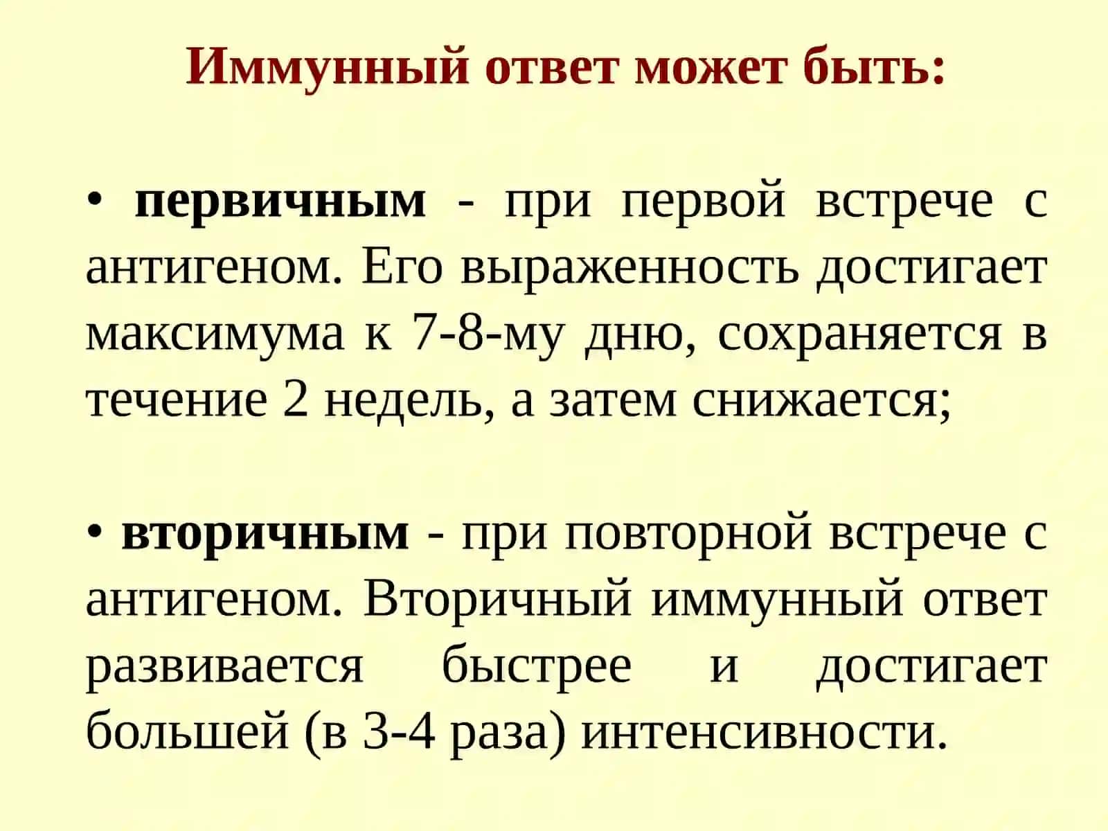 Иммунный ответ 4