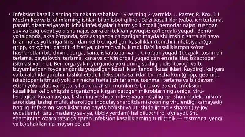 INFEKSION KASALLIKLARNI DIAGNOSTIKA USULLARI 4