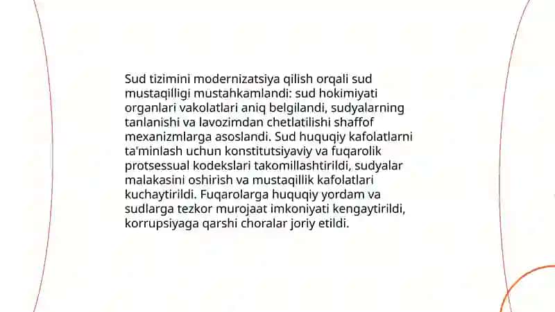 Yangi O'zbekistonda inson haq-huquqlari va erkinliklari kafolatining yaratilishi 4