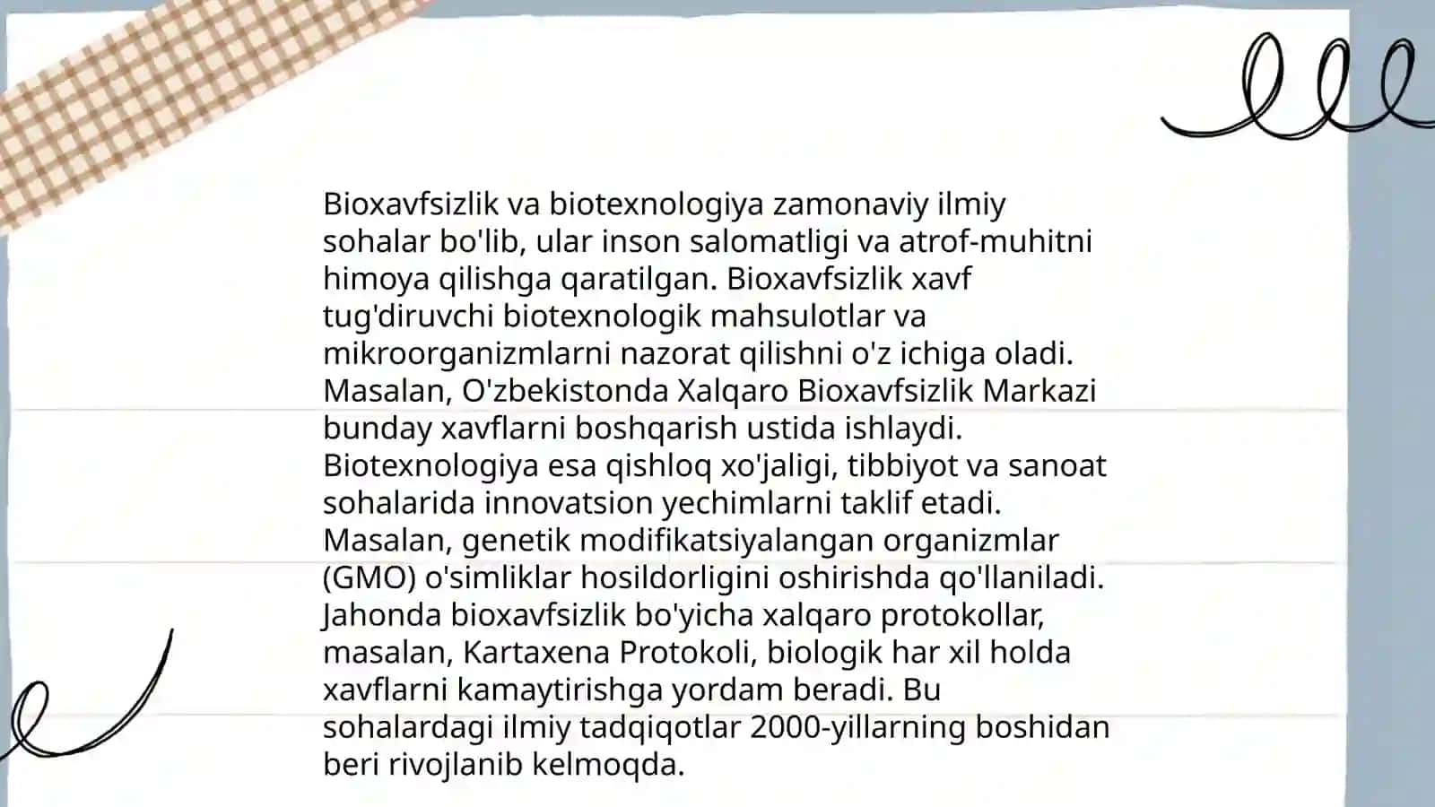 Bioxavfsizlikning asosiy tushunchalari 4
