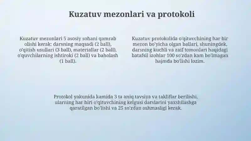 Tiflopedagog-oʻqituvchi darslarni kuzatish va tahlil qilish 4