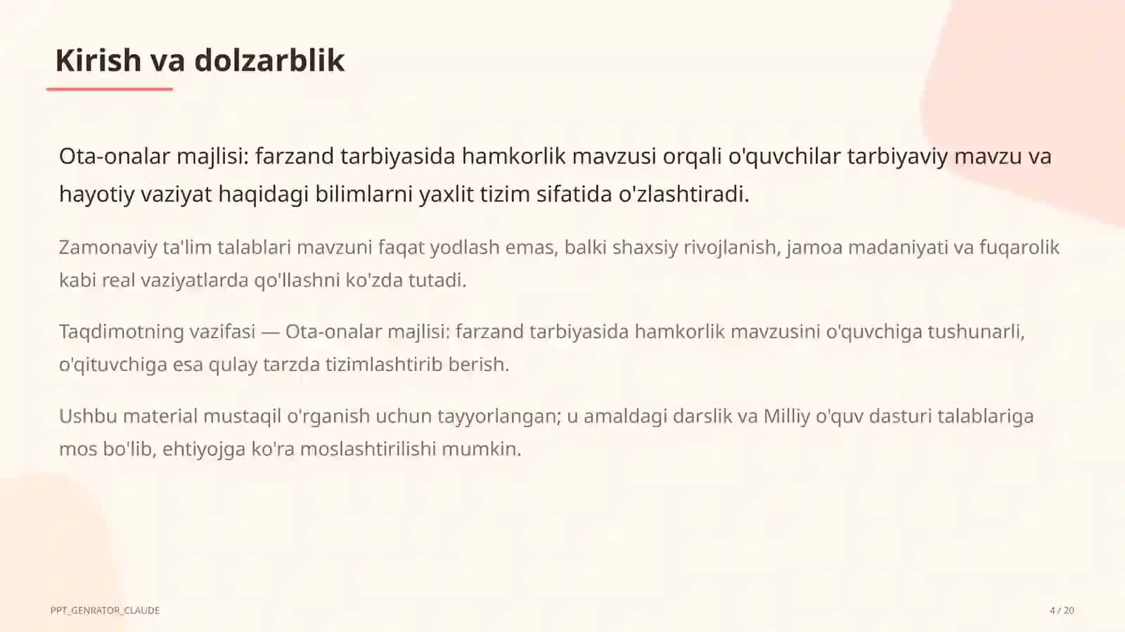 Ota-onalar majlisi: farzand tarbiyasida hamkorlik 4