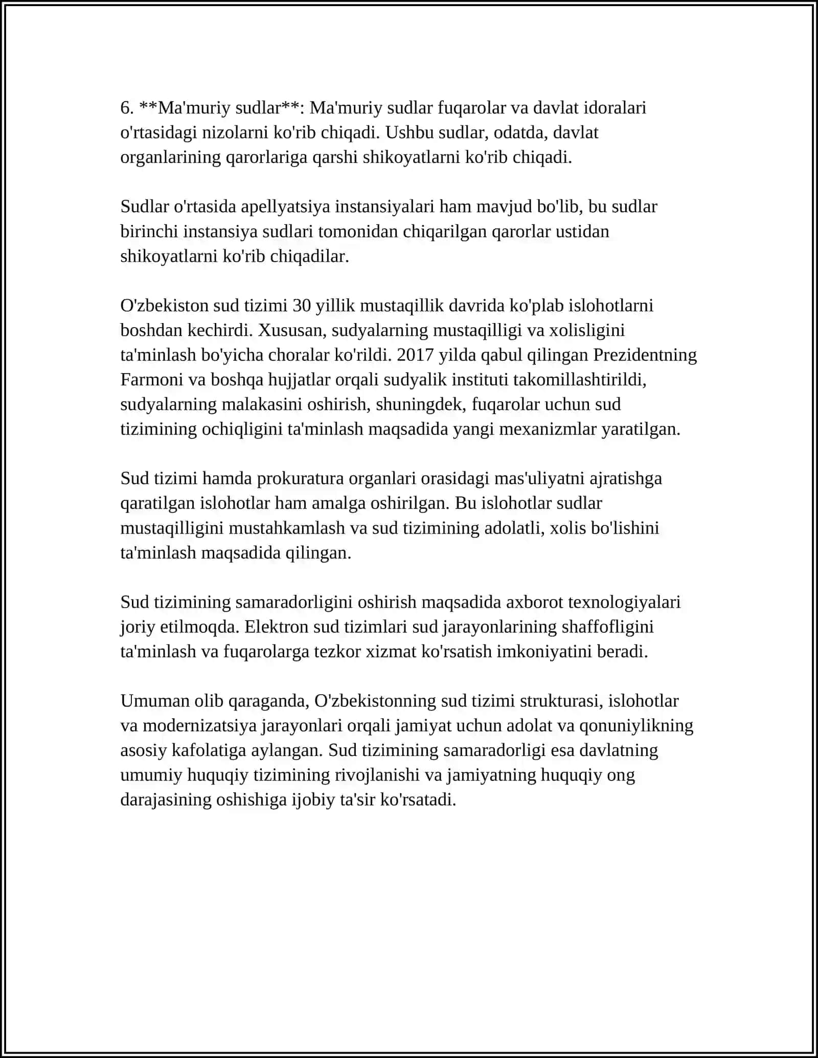 SUD INSTANSIYALARI VA SUDNING YO’NALISHLARI 4