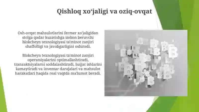 Blokcheyn texnologiyasidan foydalanish xususiyatlari 4